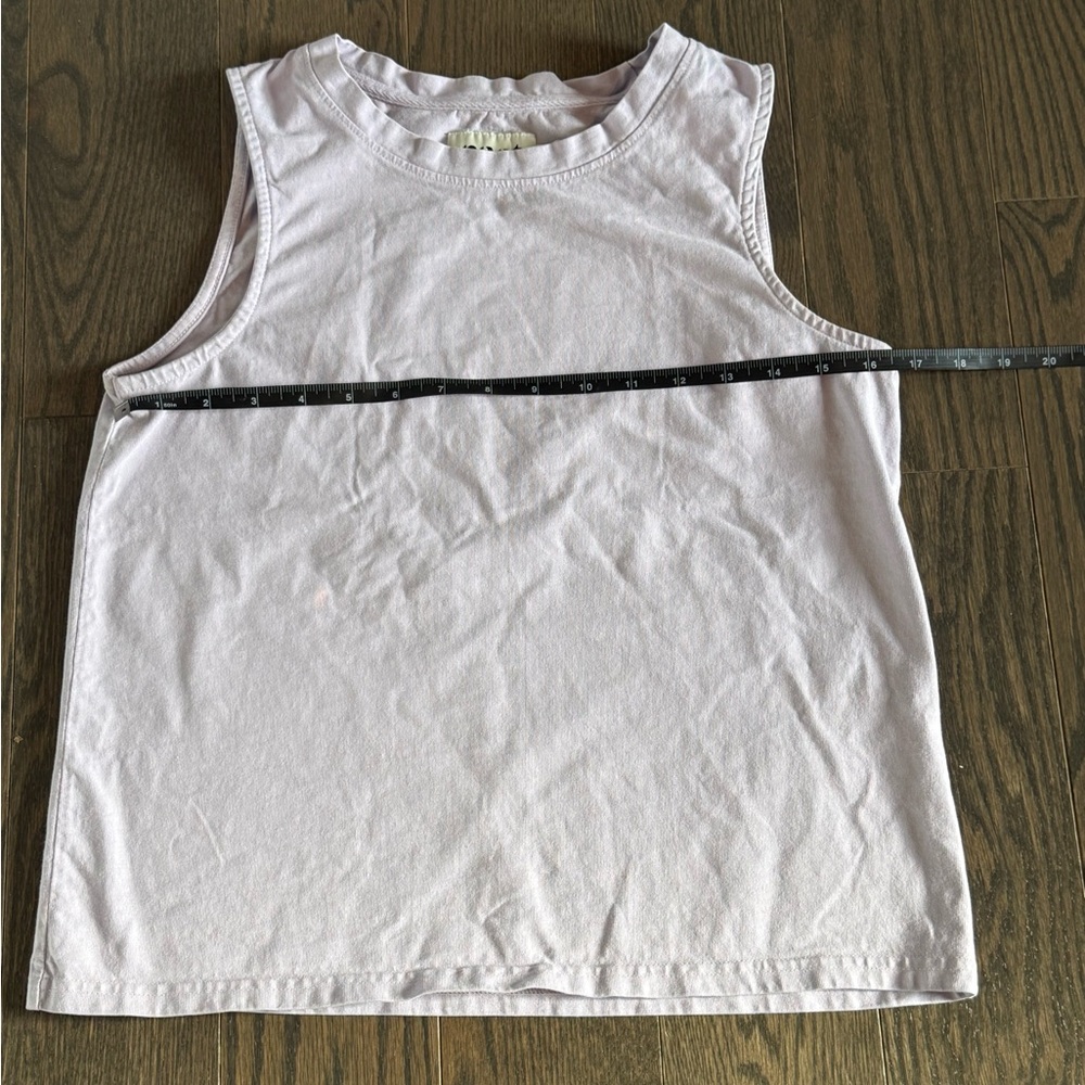 Pact Light Purple Cotton Tank Top